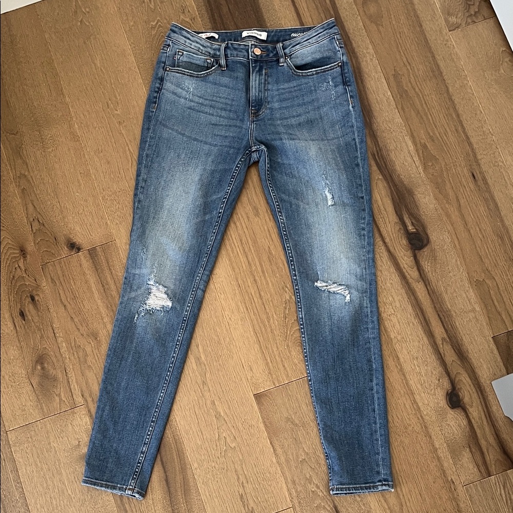 Vigoss Jagger Skinny Destructed Jeans - Size 30